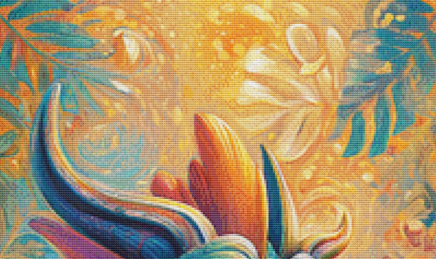 Estelle (Max Size/Color) counted cross stitch pattern by Grumpy French