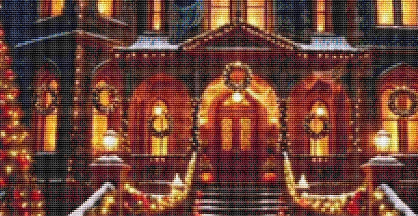 On Christmas Eve counted cross stitch pattern by ItsChristmasPlanet
