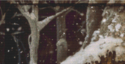 Not Even a Mouse counted cross stitch pattern by Alisa Smith Williams