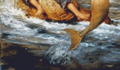 Catch of My Dreams (Small) counted cross stitch pattern by Jim Daly/Ansada Art Licensing Group, LLC