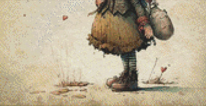 Letting Go (Small) counted cross stitch pattern by Tammy L. Gross