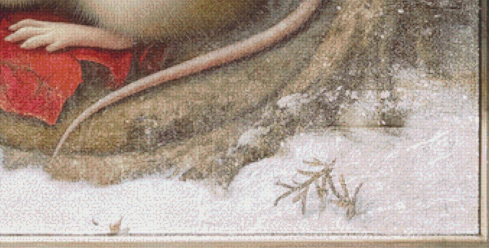 Not Even a Mouse (Max Size/Color) counted cross stitch pattern