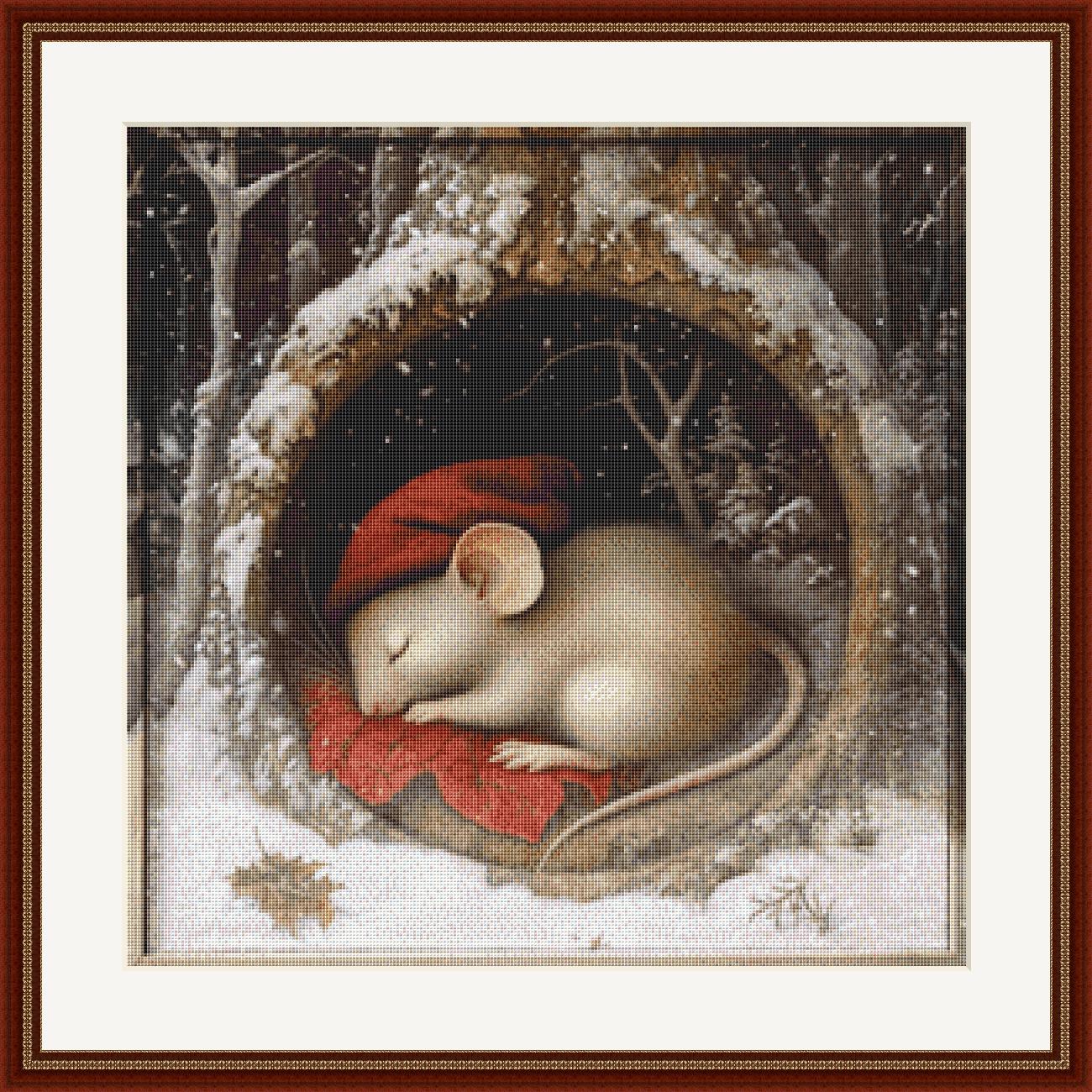 Not Even a Mouse (Small) counted cross stitch pattern by Alisa Smith Williams