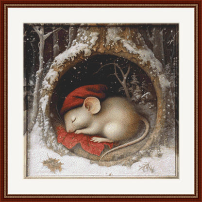 Not Even a Mouse (Small) counted cross stitch pattern by Alisa Smith Williams