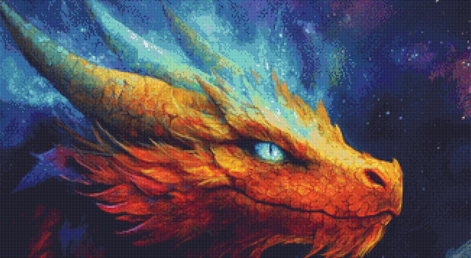 The Rainbow of the North counted cross stitch pattern by Serr.Kai A Quill & Ink