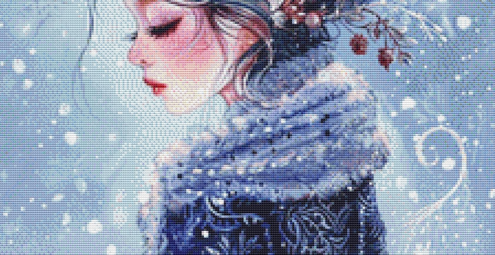 Winter Fairy (Small) counted cross stitch pattern by Passy Art