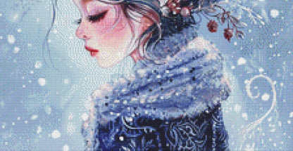 Winter Fairy (Small) counted cross stitch pattern by Passy Art