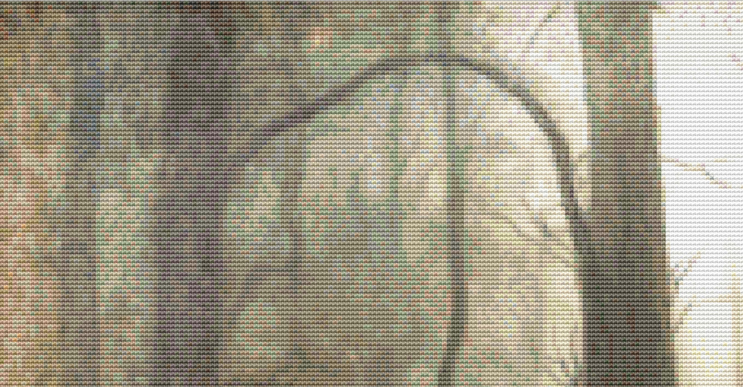 Forest Folk at Tea counted cross stitch pattern by Alisa Smith Williams