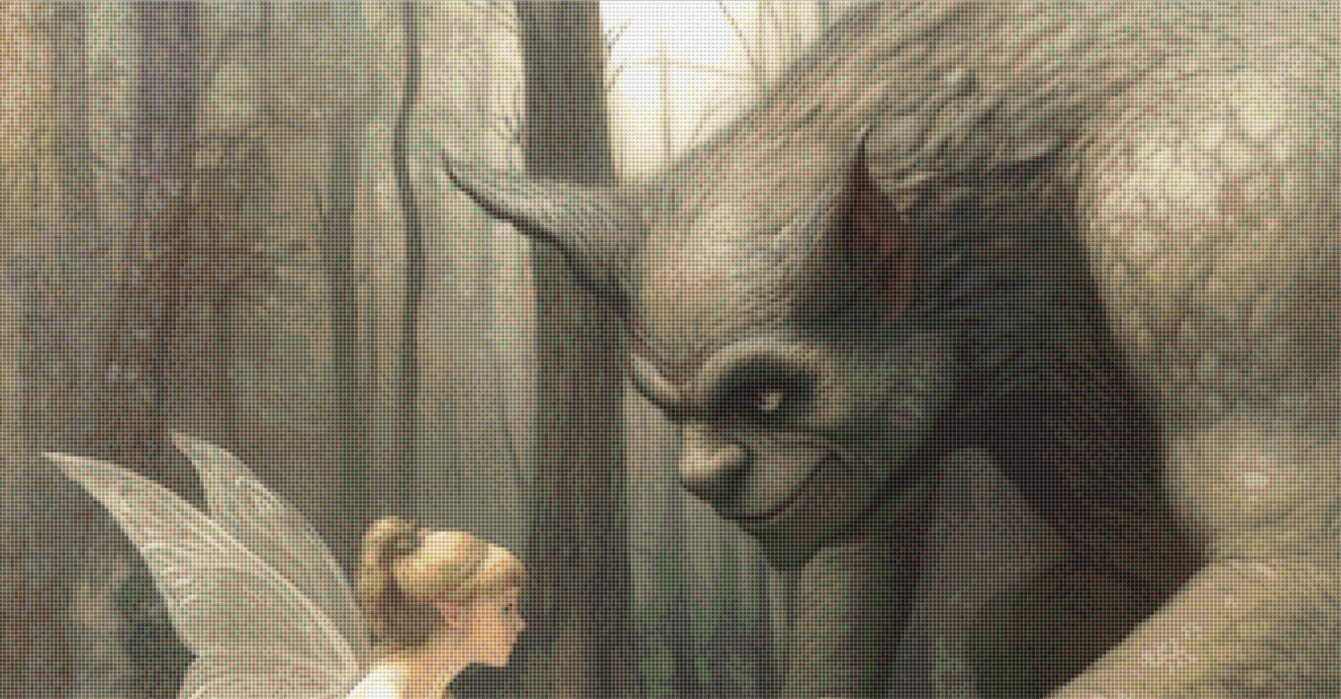 Forest Folk at Tea counted cross stitch pattern by Alisa Smith Williams