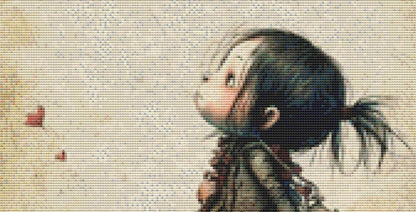 Letting Go (Small) counted cross stitch pattern by Tammy L. Gross