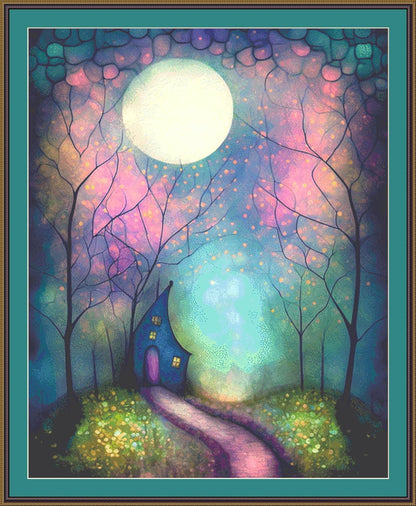 House Path (Max Size/Color) counted cross stitch pattern by Tammy L. Gross