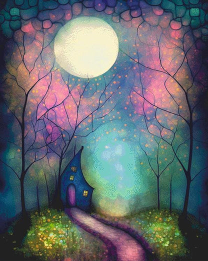 House Path (Max Size/Color) counted cross stitch pattern by Tammy L. Gross