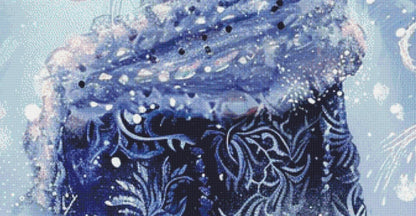 Winter Fairy (Max Size/Color) counted cross stitch pattern by Passy Art