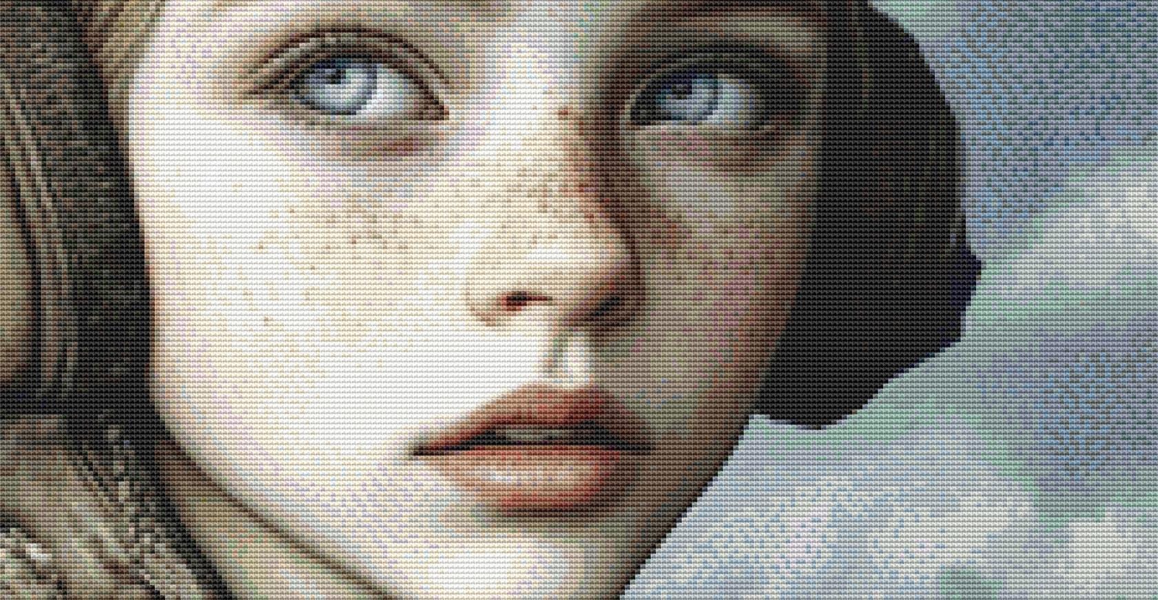 Aviatrix counted cross stitch pattern by Alisa Smith Williams