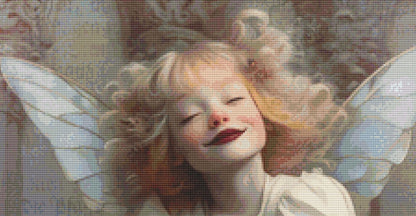 Gloria and the Gargoyle counted cross stitch pattern by Alisa Smith Williams