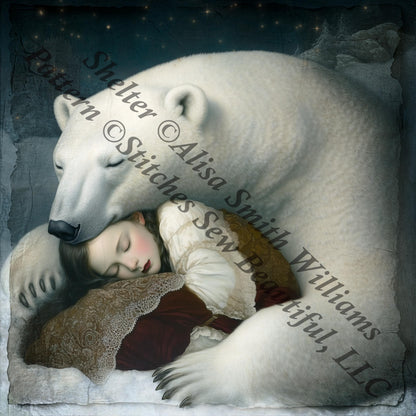 Shelter counted cross stitch pattern by Alisa Smith Williams