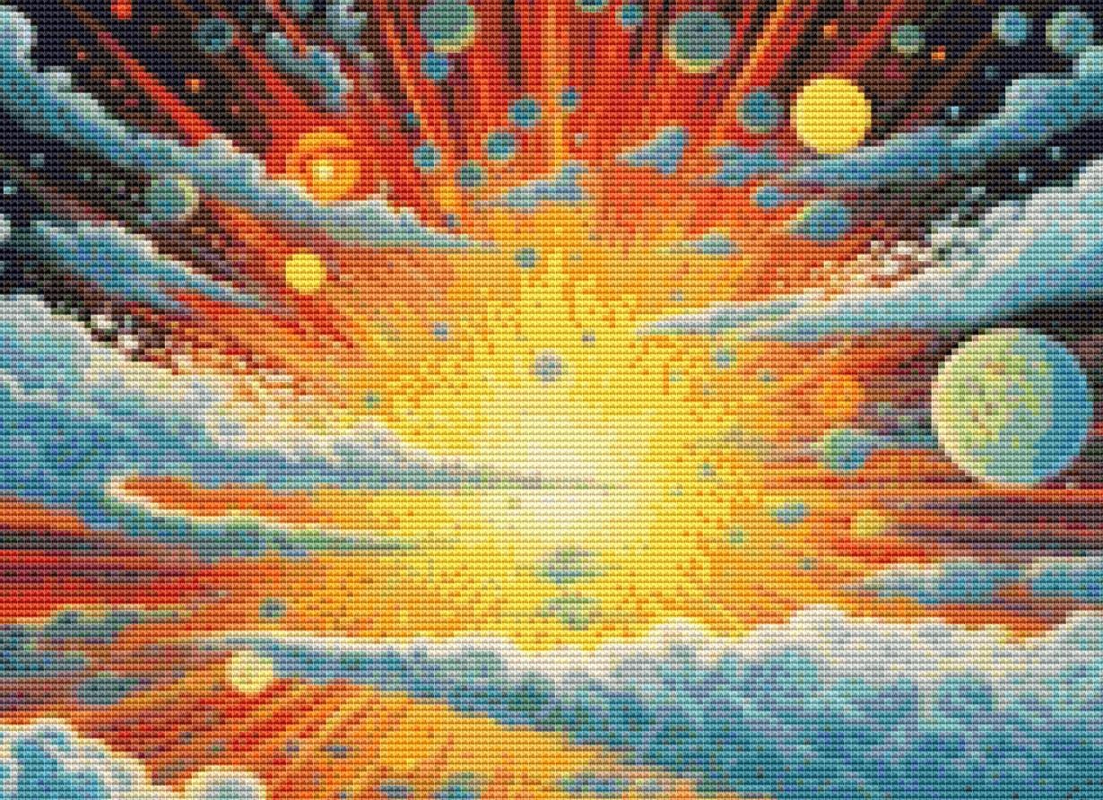 Starshine Coffee (Small) counted cross stitch pattern by Tammy L. Gross