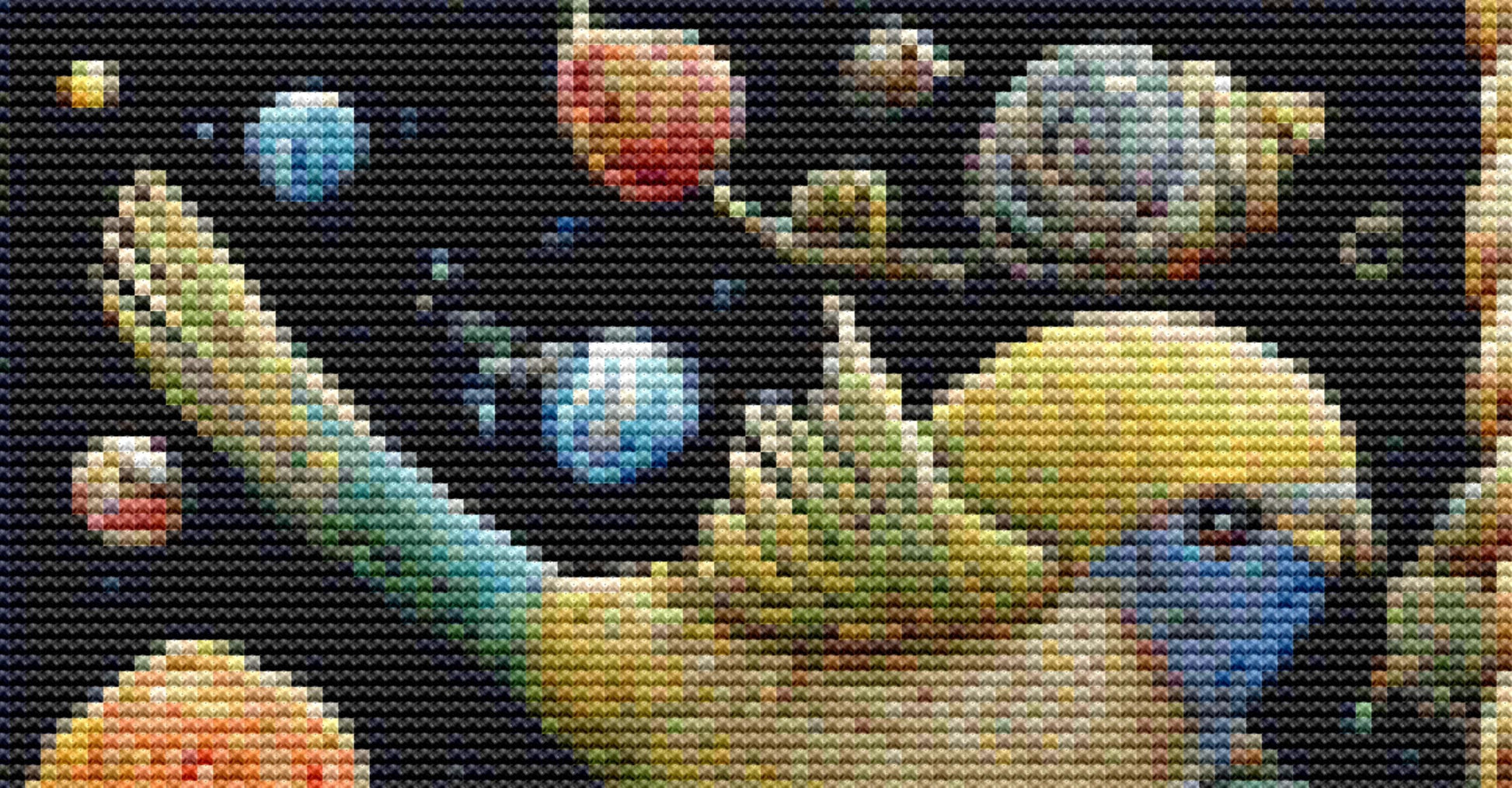 Fairy on a Swing counted cross stitch pattern by Bryna T. Art & Design