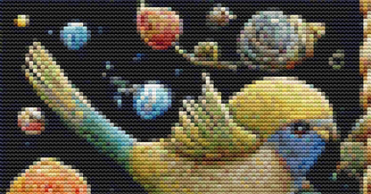 Fairy on a Swing counted cross stitch pattern by Bryna T. Art & Design