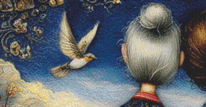 Mother and Daughter counted cross stitch pattern by Bryna T. Art & Design