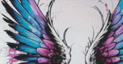 Fallen Angel counted cross stitch pattern by Eder Jose Rosa