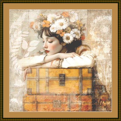 The Traveler counted cross stitch pattern by Alisa Smith Williams