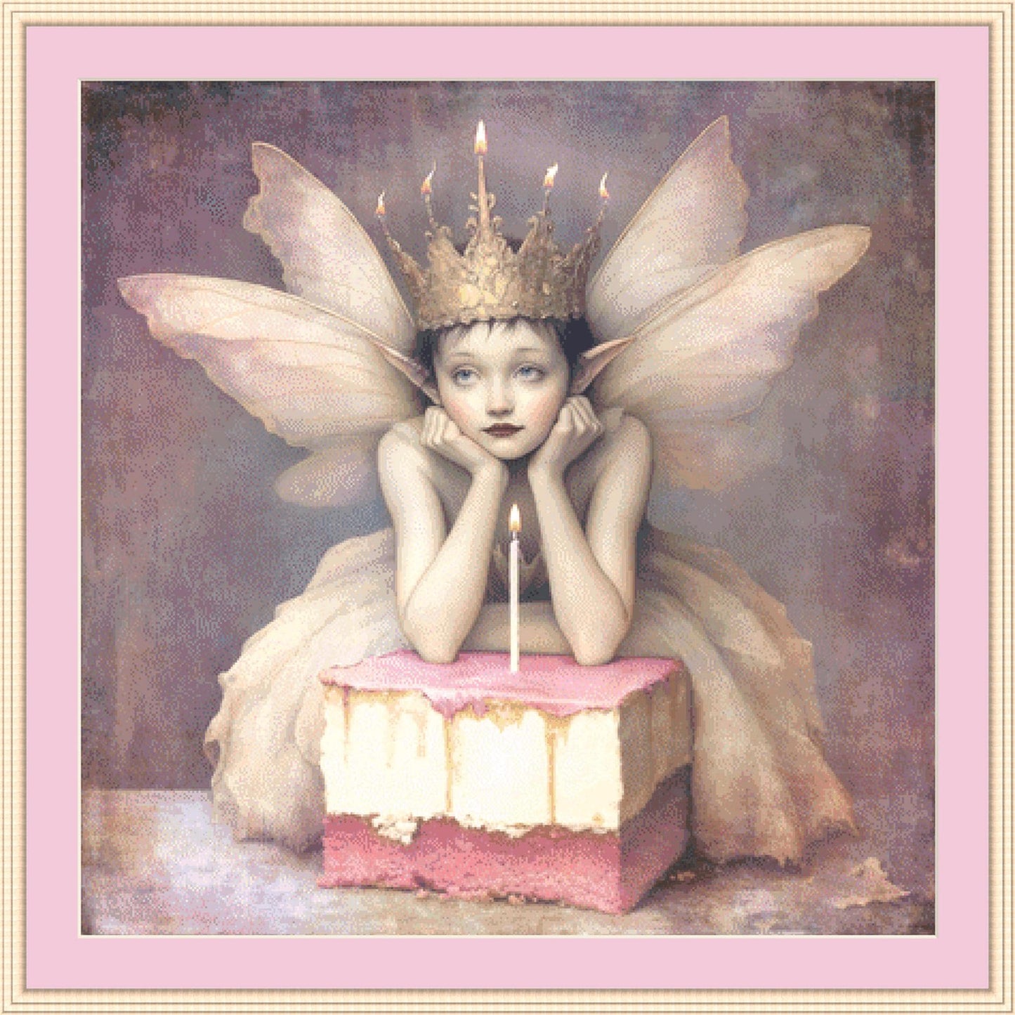 The Birthday Fairy counted cross stitch pattern by Alisa Smith Williams