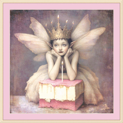 The Birthday Fairy counted cross stitch pattern by Alisa Smith Williams