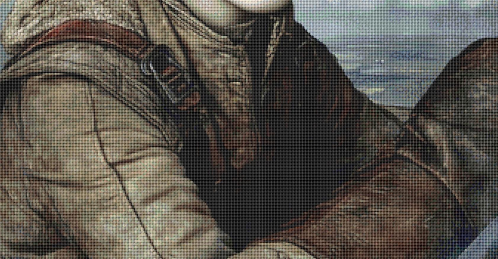 Aviatrix counted cross stitch pattern by Alisa Smith Williams