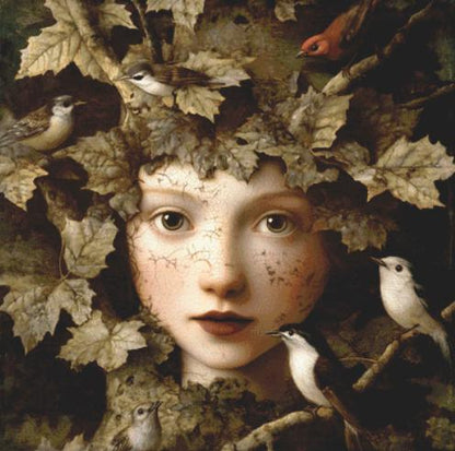 Tree Birds counted cross stitch pattern by Alisa Smith Williams