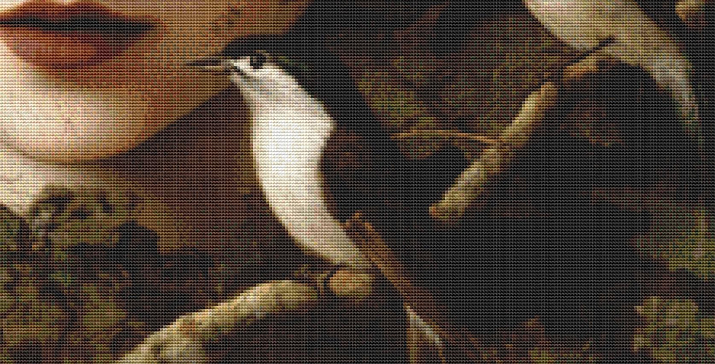 Tree Birds counted cross stitch pattern by Alisa Smith Williams