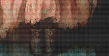 Ginger and the Gargoyle counted cross stitch pattern by Alisa Smith Williams