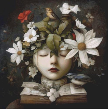 Alchemy Botanical counted cross stitch pattern by Alisa Smith Williams (Digital Format)