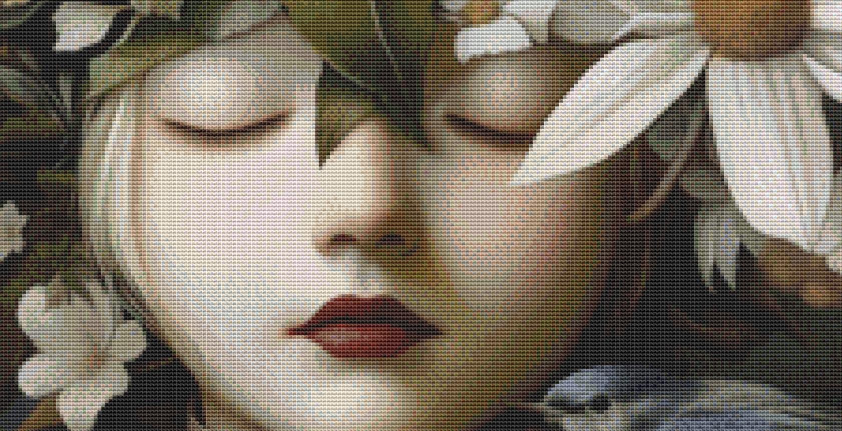 Alchemy Botanical counted cross stitch pattern by Alisa Smith Williams (Digital Format)