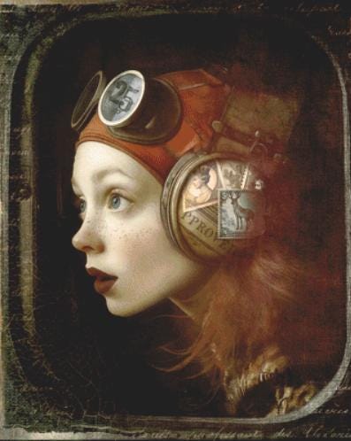 Aviator 1 counted cross stitch pattern by Alisa Smith Williams (Digital Format)