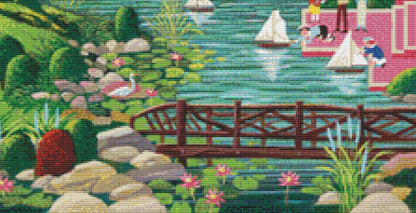 Central Park counted cross stitch pattern by Heronim/Ansada Art Licensing Group, LLC (Digital Format)