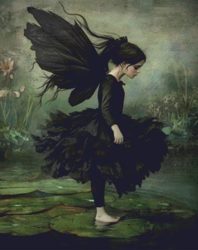 In the Quiet of the Lily Pads counted cross stitch pattern by Alisa Smith Williams