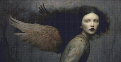 Morella counted cross stitch pattern by Alisa Smith Williams (Digital Format)