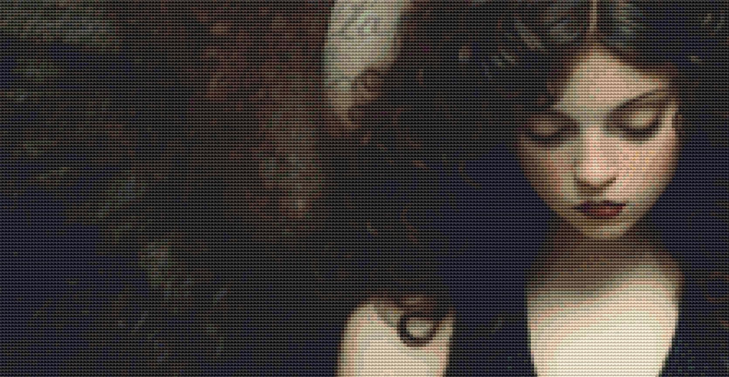 Dark Angel Reading counted cross stitch pattern by Alisa Smith Williams (Digital Format)