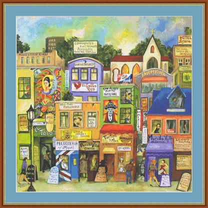 C E Chavez counted cross stitch pattern by Gwendolyn McShepard/Ansada Art Licensing Group, LLC (Digital Format)