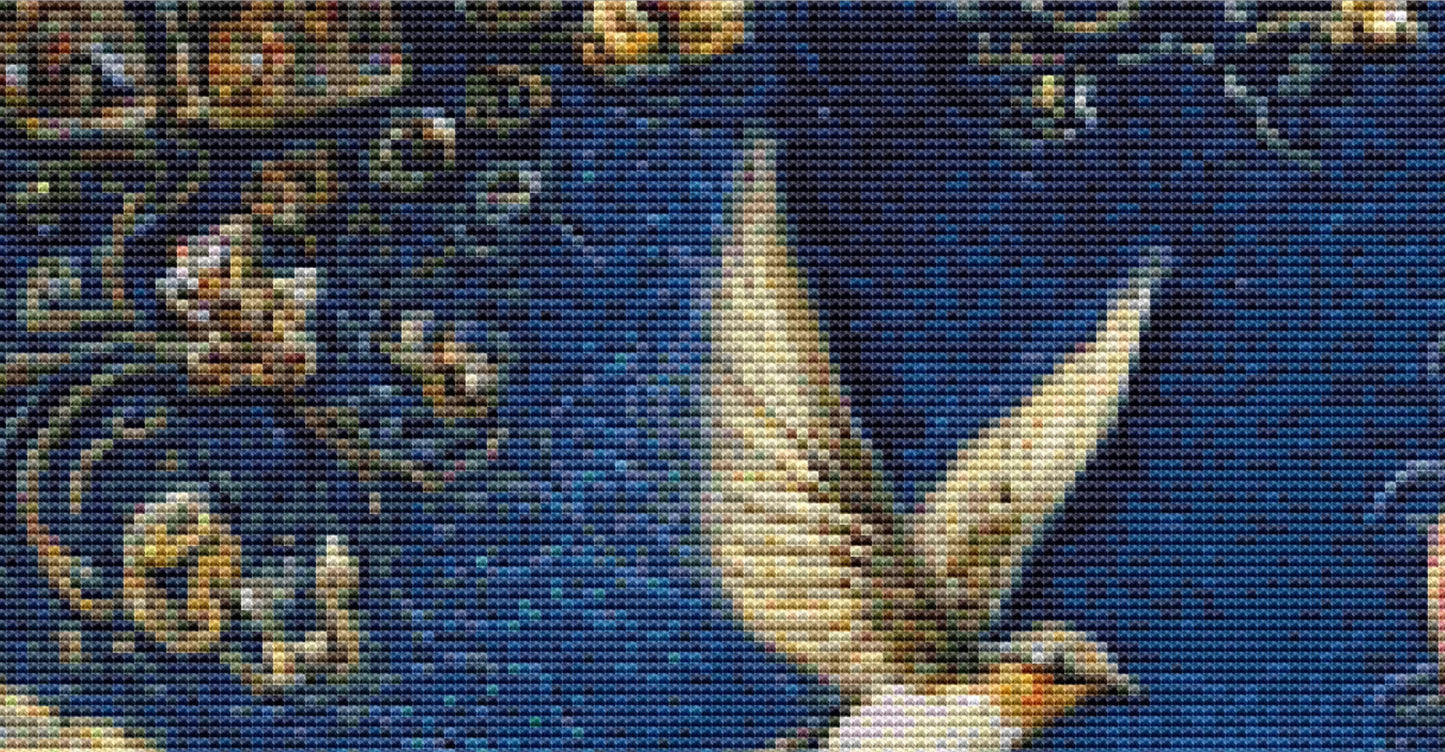 Mother and Daughter counted cross stitch pattern by Bryna T. Art & Design
