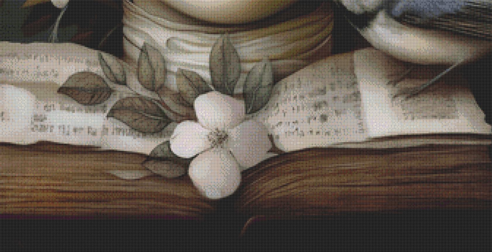 Alchemy Botanical (Max Size/Color) counted cross stitch pattern by Alisa Smith Williams (Digital Format)