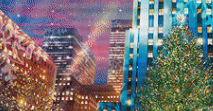 Rockefeller Christmas Joy counted cross stitch pattern by Artbeat Studio, Licensed by MGL, www.mglart.com (Digital Format)