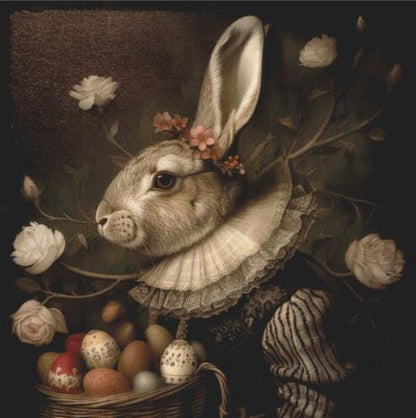 Mister Easter counted cross stitch pattern by Alisa Smith Williams (Digital Format)