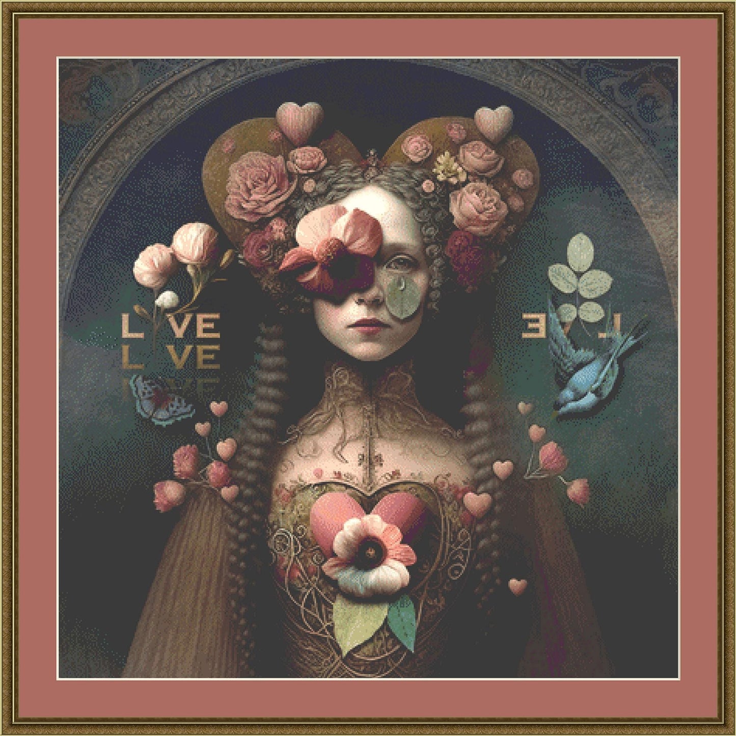 Love Street 2 counted cross stitch pattern by Alisa Smith Williams (Digital Format)