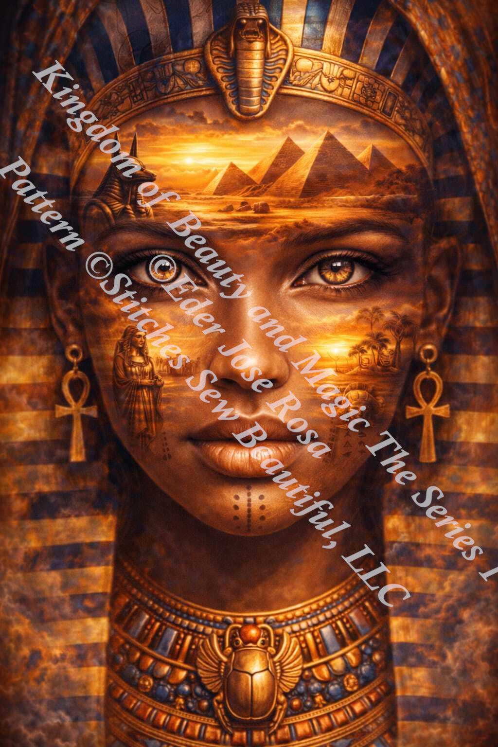 Kingdom of Beauty and Magic The Series 1 counted cross stitch pattern by Eder Jose Rosa (Digital Format)