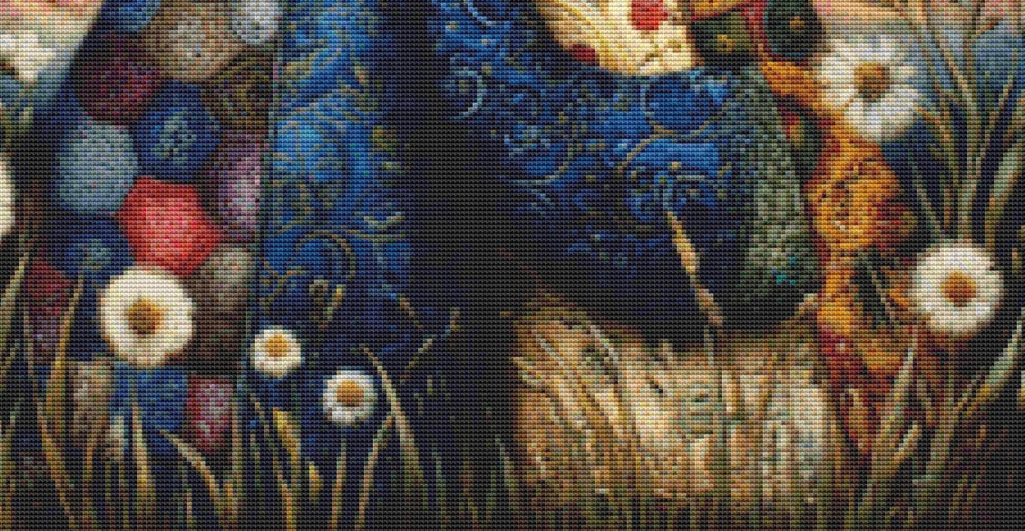 Mother and Daughter (Small) counted cross stitch pattern by Bryna T. Art & Design
