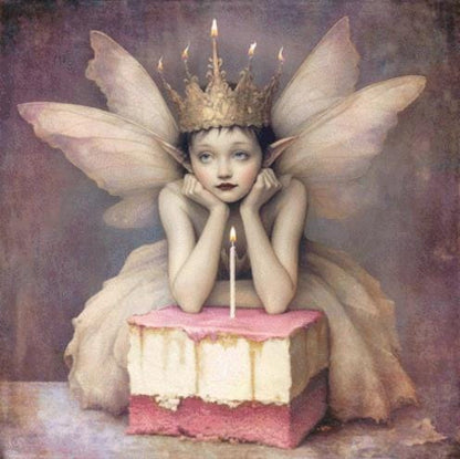 The Birthday Fairy counted cross stitch pattern by Alisa Smith Williams