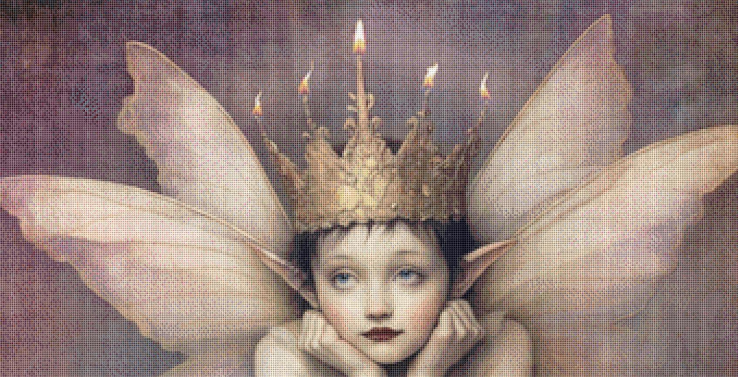 The Birthday Fairy counted cross stitch pattern by Alisa Smith Williams