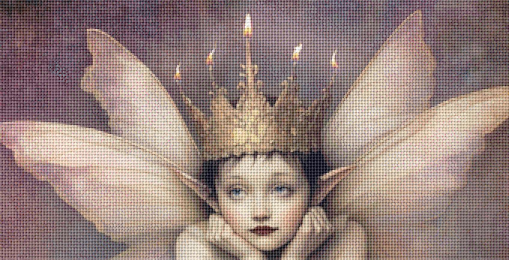 The Birthday Fairy counted cross stitch pattern by Alisa Smith Williams